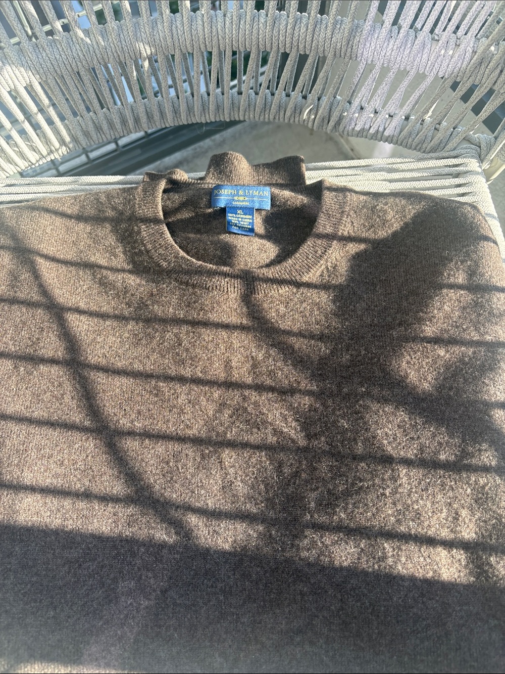 Joseph & Lyman 100% Cashmere Sweater – XL